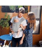 ERGOBABY MARSUPIO PER NEONATI EMBRACE - GRIGIO CHIARO- RETE.