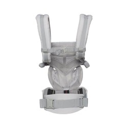 ERGOBABY MARSUPIO OMNI 360 - ALL-IN-ONE- COTONE - GRIGIO PERLA- A RETE