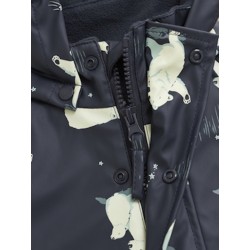 Tuta antipioggia con fodera in pile Navy - CeLaVi -