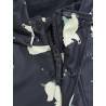 Tuta antipioggia con fodera in pile Navy - CeLaVi -