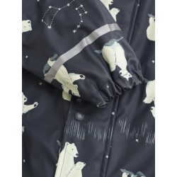 Tuta antipioggia con fodera in pile Navy - CeLaVi -