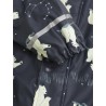 Tuta antipioggia con fodera in pile Navy - CeLaVi -