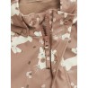 Tuta antipioggia con fodera in pile Tawny Brown - CELAVI -