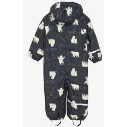 Tuta antipioggia con fodera in pile Navy - CeLaVi -