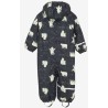 Tuta antipioggia con fodera in pile Navy - CeLaVi -