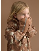 Set antipioggia Celavi in PU riciclato e fodera in pile -Tawny Brown -