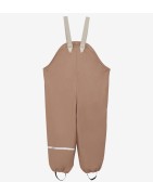 Set antipioggia Celavi in PU riciclato e fodera in pile -Tawny Brown -