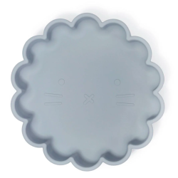 Piatto in silicone con ventosa  (GRIGIO) - Soina -