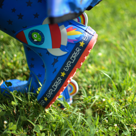 Stivali da Pioggia in Gomma Razzo Stellato Mr.Tiggle.