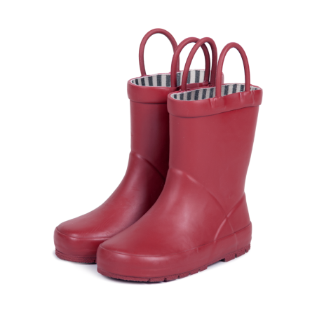 Stivali da Pioggia in Gomma Rosso Opaco Mr.Tiggle.