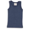 Canottiera bambino lana seta  BLU - Engel -