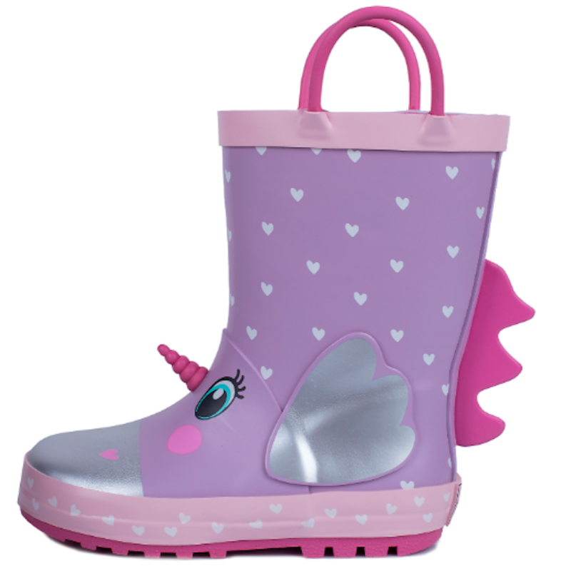 Stivali da Pioggia in Gomma Unicorno Cuori Mr. Tiggle