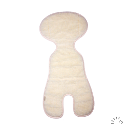 Cuscino per seggiolino auto in peluche di lana 3D - IOBIO -