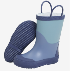 Stivali da Pioggia in Gomma Blu Cina  -CELAVI-