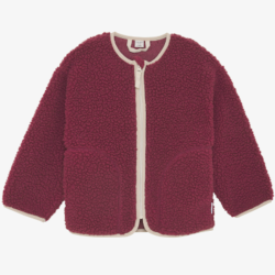 CeLaVi - Giacca in pile Teddy per bambina Bordeaux