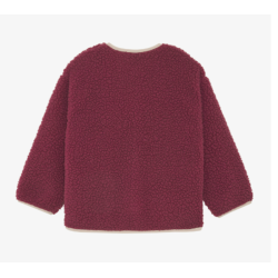 CeLaVi - Giacca in pile Teddy per bambina Bordeaux