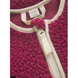CeLaVi - Giacca in pile Teddy per bambina Bordeaux
