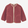 CeLaVi - Giacca in pile Teddy per bambina Rosa Antico