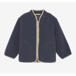 CeLaVi - Giacca in pile Teddy BLU