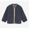 CeLaVi - Giacca in pile Teddy BLU