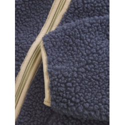 CeLaVi - Giacca in pile Teddy BLU