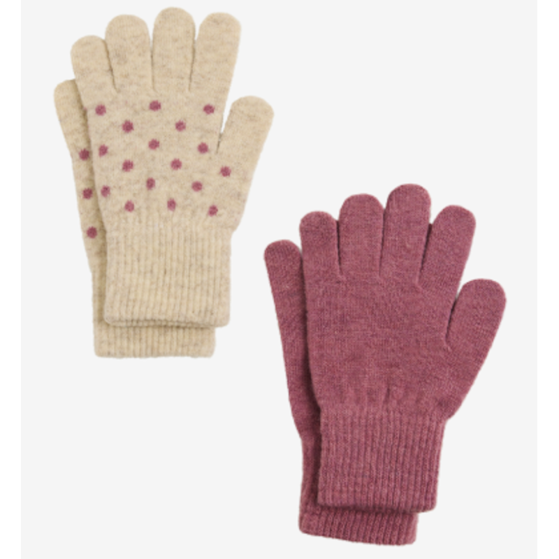 CeLaVi - Guanti Lana Magici  ROSA- Confezione da 2-PACK