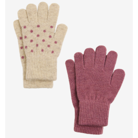 CeLaVi - Guanti Lana Magici  ROSA- Confezione da 2-PACK