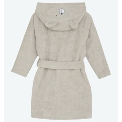 Accappatoio con cappuccio in Spugna di Cotone OEKO-TEX®