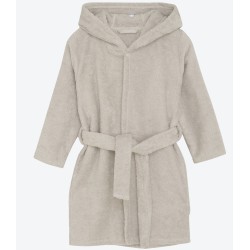 Accappatoio con cappuccio in Spugna di Cotone OEKO-TEX®
