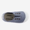 Scarpe in cotone organico senza Lacci in cotone organico - Blu -