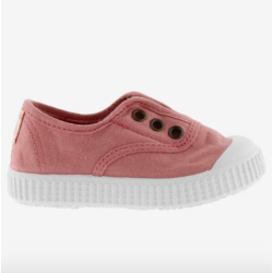 Scarpe senza Lacci in cotone organico - Nude -