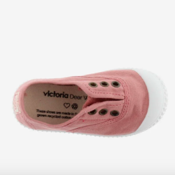 Scarpe senza Lacci in cotone organico - Nude -