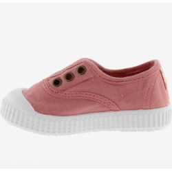 Scarpe senza Lacci in cotone organico - Nude -