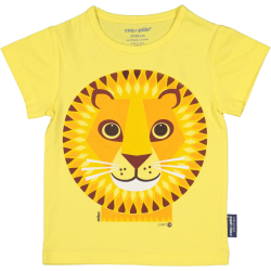 Maglietta  manica corta LEONE  (fronte e retro) in cotone certificato GOTS