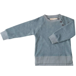 Felpa in velluto 100% cotone bio