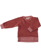 Felpa in velluto 100% cotone bio