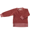 Felpa in velluto 100% cotone bio