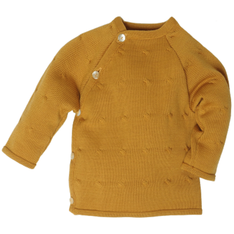 Cardigan  a kimono in 100% Lana merino lavorata a maglia - Reiff -