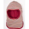 Passamontagna Rosso in pile di lana merino Double-face -Pickapooh-