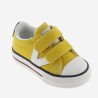 Sneakers in cotone organico con Chiusura a Strappo doppio