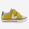 Sneakers in cotone organico con Chiusura a Strappo doppio