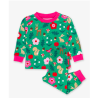 Pigiama  Forest Advent Uccellini in 100% cotone biologico GOTS