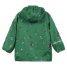 Set Giacca e Pantalone  Antipioggia in PU Riciclato Verde-Coccodrillo -CELAVI-