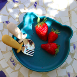 Piatto in silicone con ventosa - Soina -