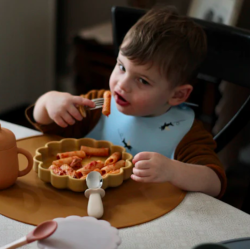 Piatto in silicone con ventosa  (GRIGIO) - Soina -