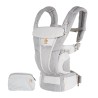 MARSUPIO OMNI BREEZE - RETE SOFTFLEX: GRIGIO PERLA