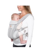 ERGOBABY MARSUPIO OMNI BREEZE - RETE SOFTFLEX - GRIGIO PERLA