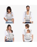 ERGOBABY MARSUPIO OMNI BREEZE - RETE SOFTFLEX - GRIGIO PERLA