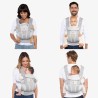 ERGOBABY MARSUPIO OMNI BREEZE - RETE SOFTFLEX - GRIGIO PERLA
