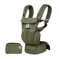 ERGOBABY MARSUPIO OMNI BREEZE - RETE SOFTFLEX: VERDE OLIVA.